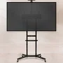 SOPORTE SUELO CON RUEDAS NEFERTITI 37''-70'' NEGRO TOOQ